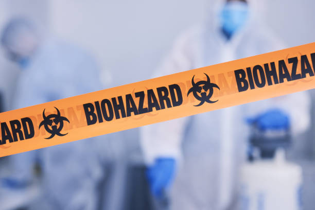 Professional Blood Cleanup technician working in Williston Park, NY
